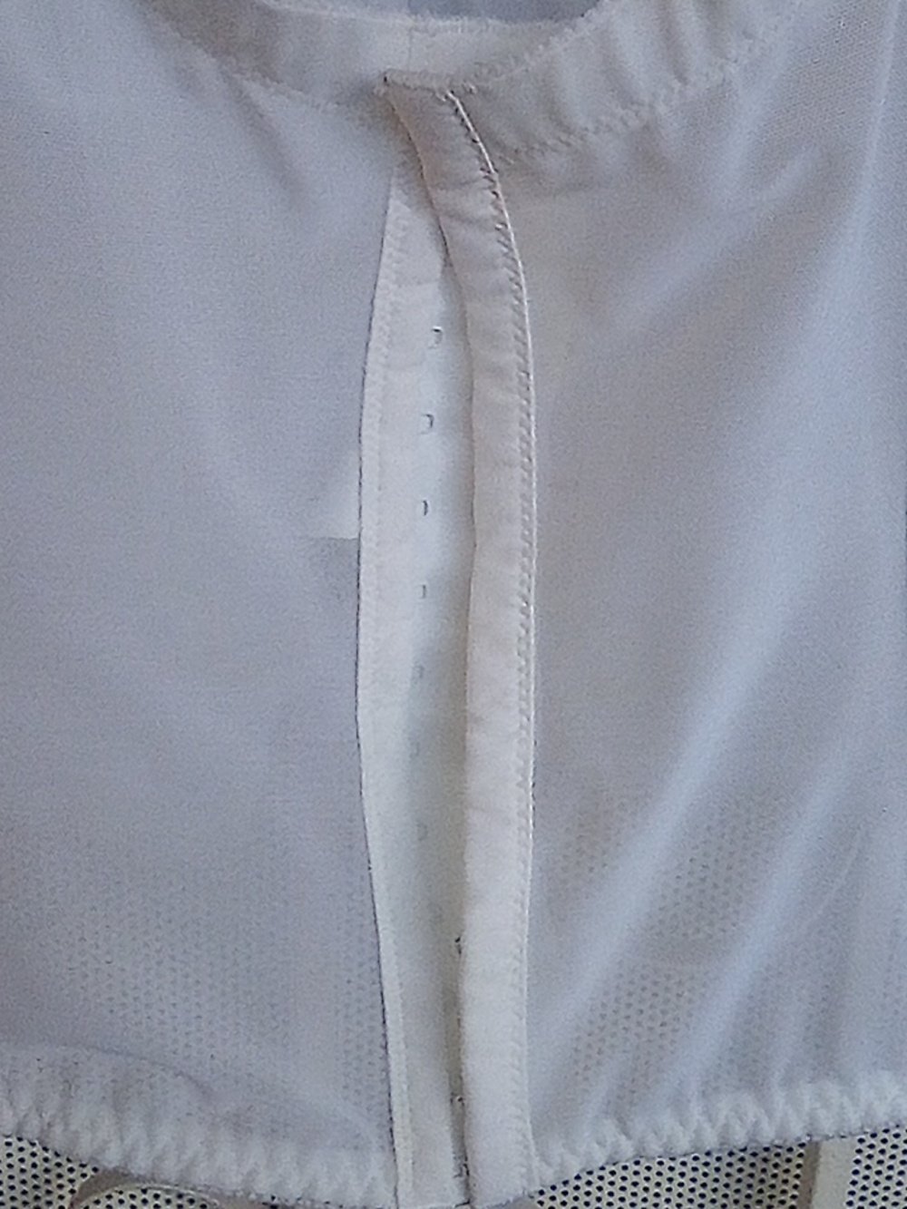 Dominique Strapless Size 46 DD  White Wedding Corset With Hook And Eye Closures. - Picture 4 of 7